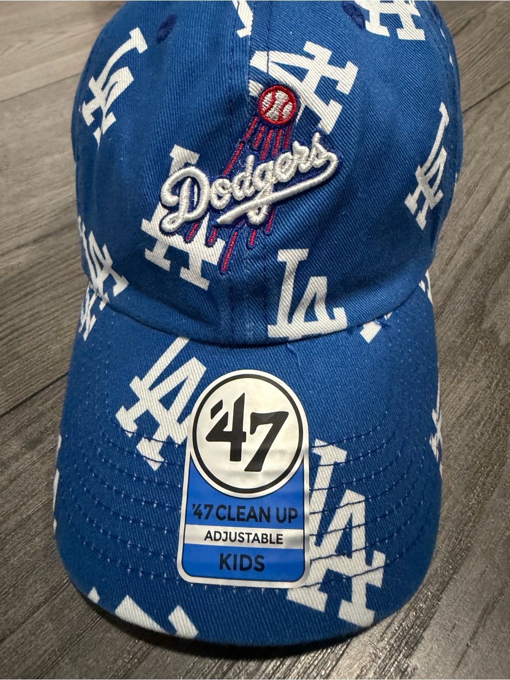 '47 Los Angeles Dodgers Blue Hat with White LA Logos